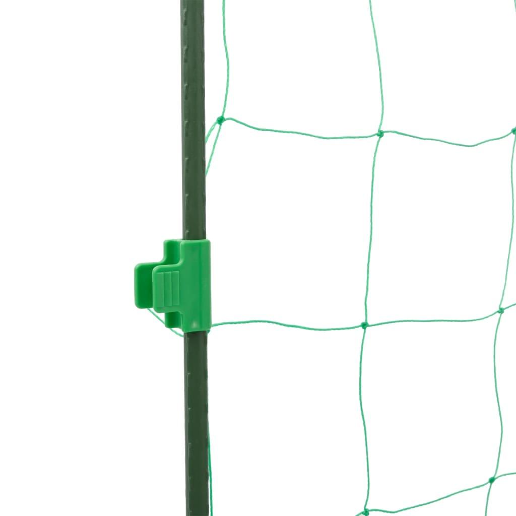 Espalier til klatreplanter 181x31x182,5 cm U-ramme stål