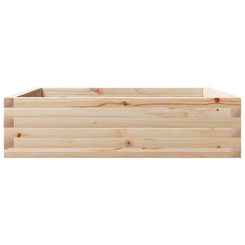 Plantekasse 90x90x23 cm massivt fyrretræ