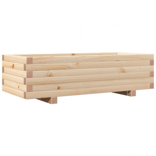 Plantekasse 90x40x26,5 cm massivt fyrretræ