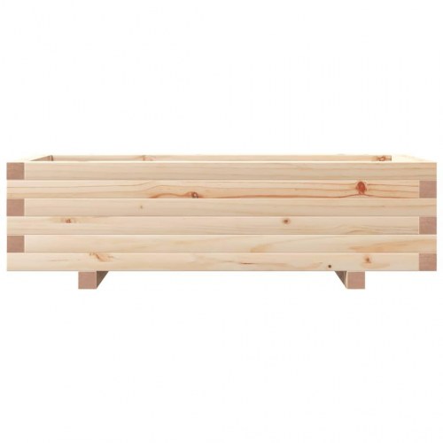 Plantekasse 90x40x26,5 cm massivt fyrretræ