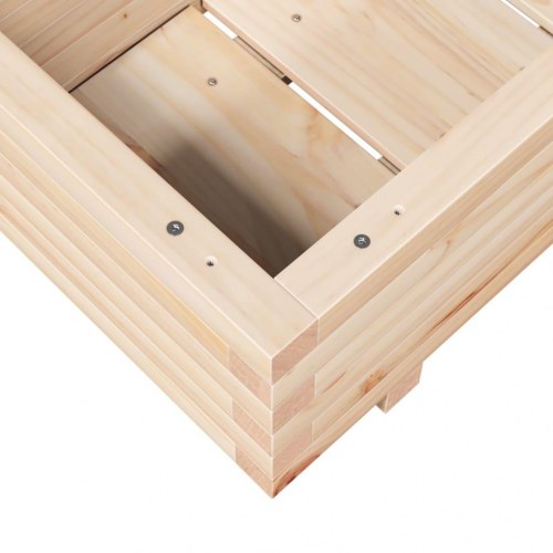 Plantekasse 90x40x26,5 cm massivt fyrretræ
