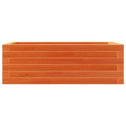 Plantekasse 70 x 40 x 23 cm i massivt fyrretræ - gyldenbrun