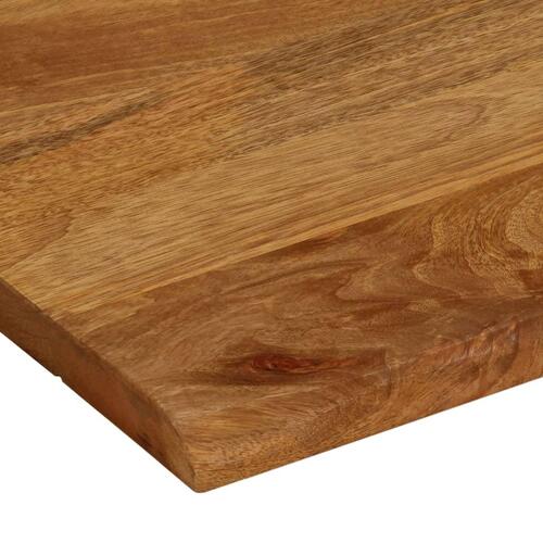 Bordplade 100x80x2,5 cm naturlig kant massivt mangotræ