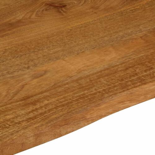 Bordplade 100x80x2,5 cm naturlig kant massivt mangotræ