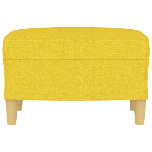 Fodskammel 60x50x41 cm stof gul