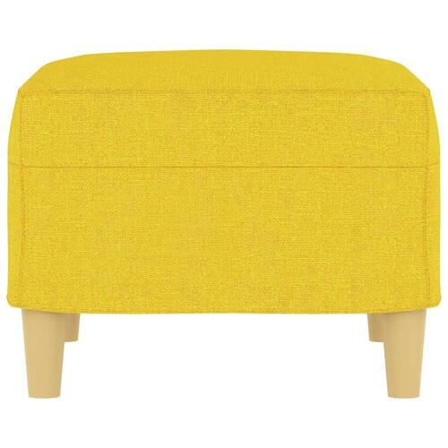 Fodskammel 60x50x41 cm stof gul