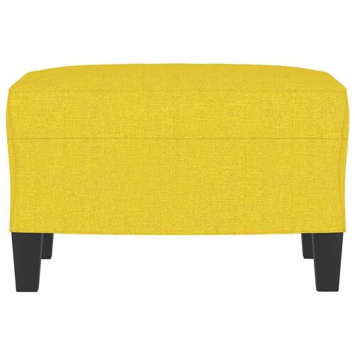 Fodskammel 60x50x41 cm stof gul