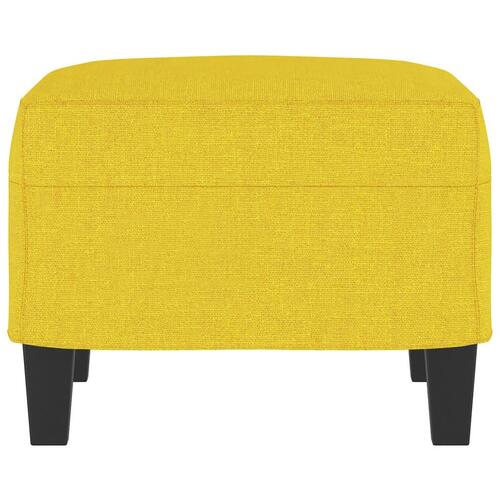 Fodskammel 60x50x41 cm stof gul