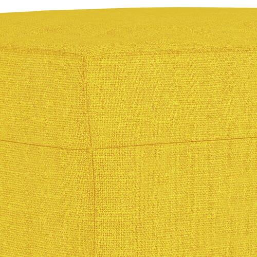 Fodskammel 60x50x41 cm stof gul