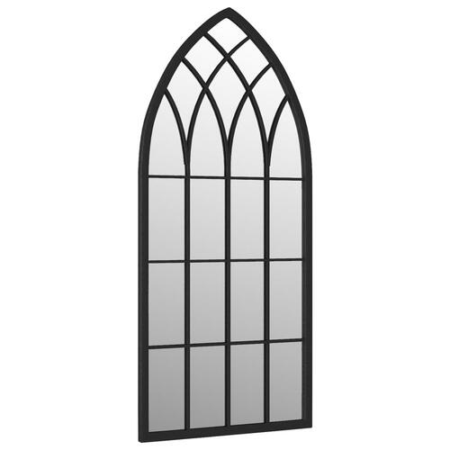 Spejl 70x30 cm jern sort