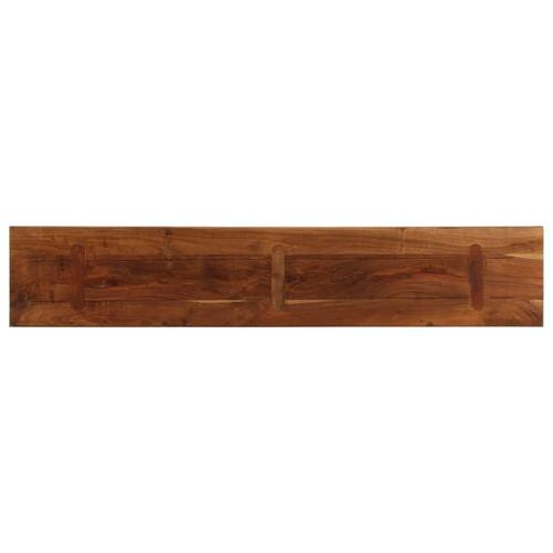 Bordplade 180x20x2,5 cm rektangulær massivt genbrugstræ