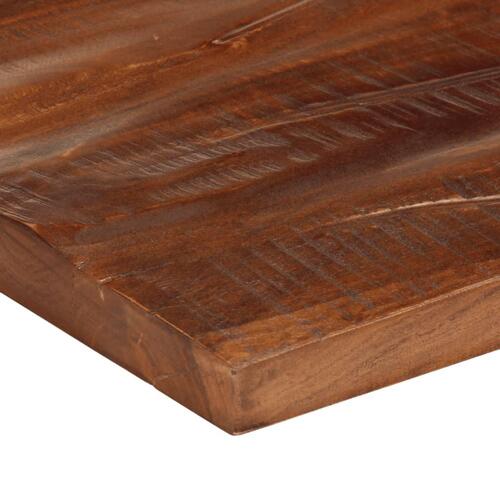 Bordplade 60x60x2,5 cm firkantet massivt genbrugstræ