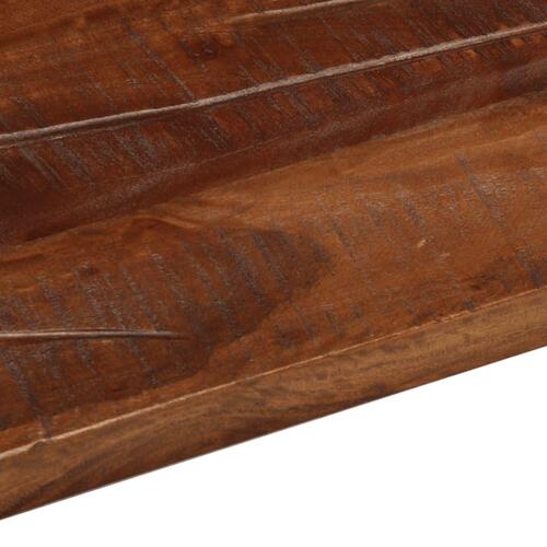Bordplade 60x60x2,5 cm firkantet massivt genbrugstræ
