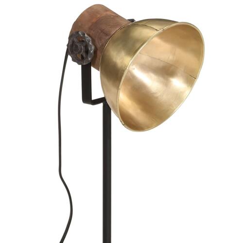 Skrivebordslampe 17x17x50 cm 25 W E27 antik messingfarve