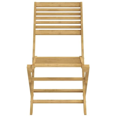 Foldbare havestole 8 stk. 48,5x61,5x87 cm massivt akacietræ