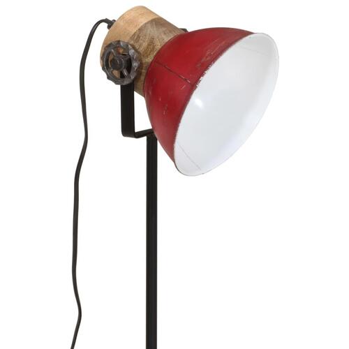 Skrivebordslampe 25 W 17x17x50 cm E27 rustik rød