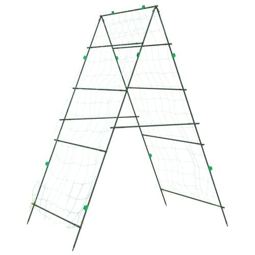 Espalier til klatreplanter 99x90x175,5 cm A-ramme stål
