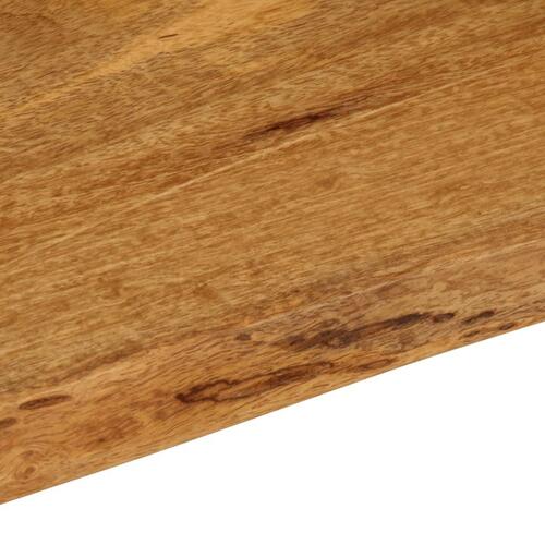 Bordplade 120x60x3,8 cm naturlig kant massivt mangotræ