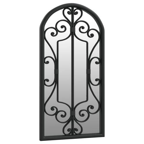 Spejl 70x30 cm jern sort