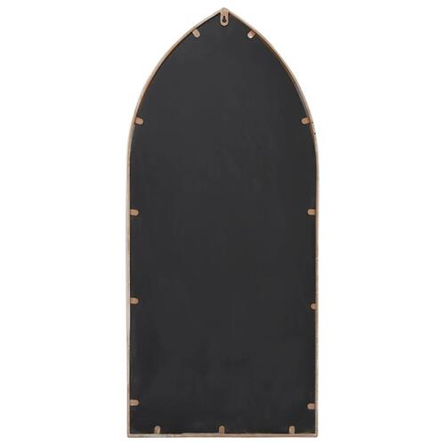 Spejl 100x45 cm jern sandfarvet