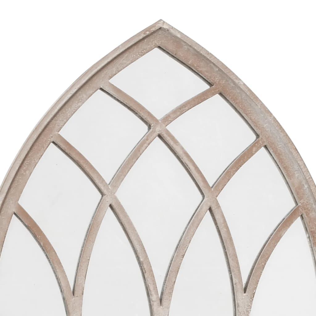 Spejl 100x45 cm jern sandfarvet
