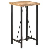 Barbord 55x55x107 cm massivt mangotræ og jern