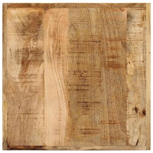 Barbord 55x55x107 cm massivt mangotræ og jern