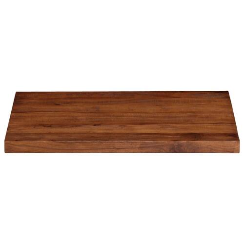 Bordplade 70x50x2,5 cm rektangulær massivt genbrugstræ
