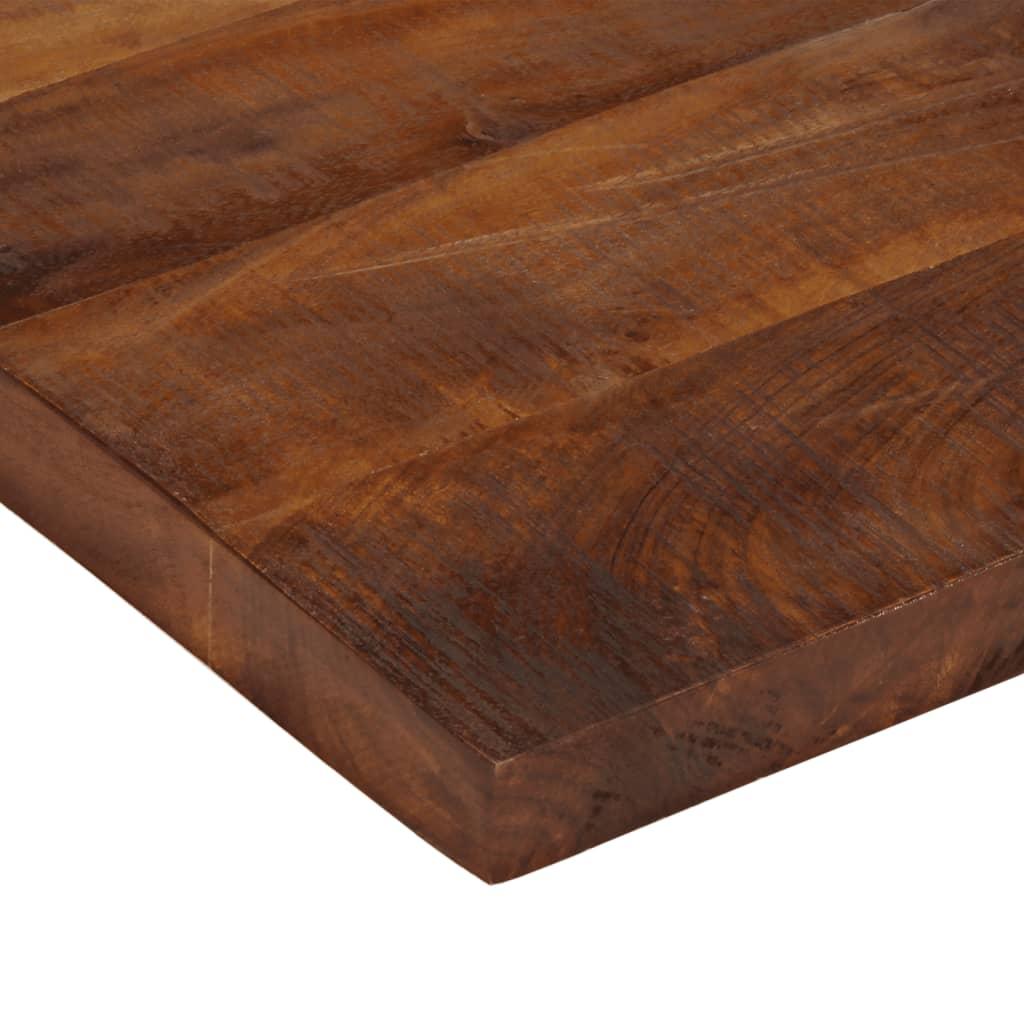Bordplade 70x50x2,5 cm rektangulær massivt genbrugstræ