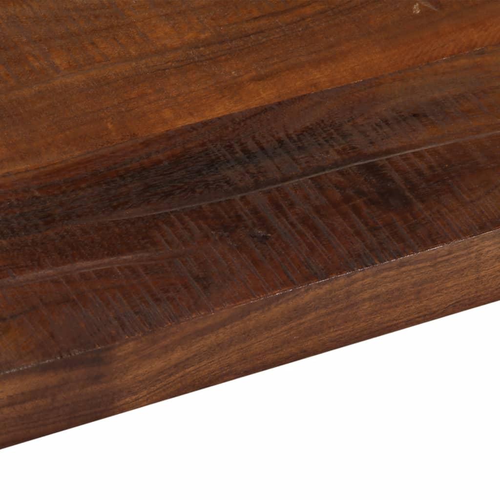 Bordplade 70x50x2,5 cm rektangulær massivt genbrugstræ