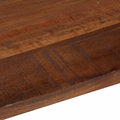 Bordplade 140x50x2,5 cm rektangulær massivt genbrugstræ