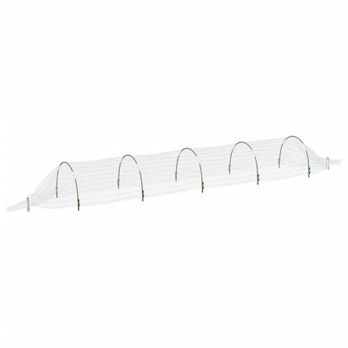 Væksttunnel 1,5x5 m glasfiber og PP
