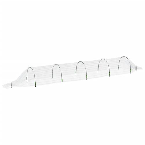 Væksttunnel 1,5x5 m glasfiber og PP