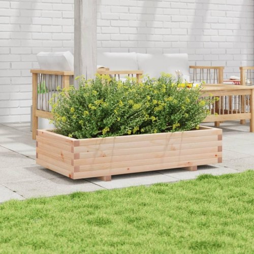 Plantekasse 110x60x26,5 cm massivt fyrretræ