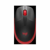 Trådløs mus Logitech M190 Rød Sort/Rød