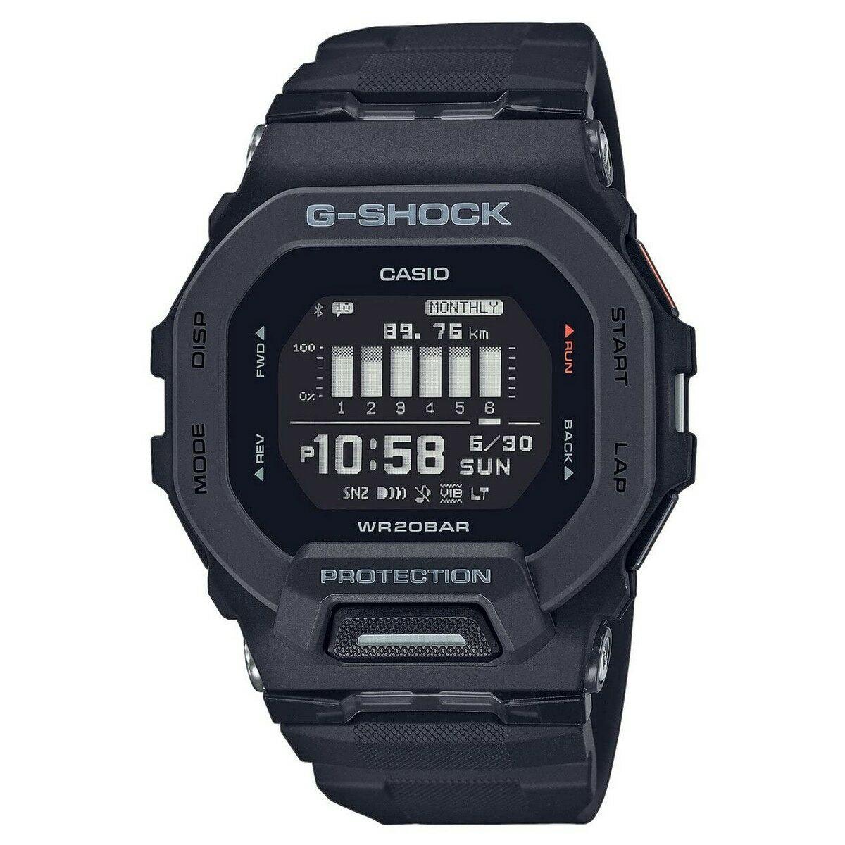 Herreur Casio G-Shock G-SQUAD STEP TRACKER BLUETOOTH® Sort (Ø 40 mm) (Ø 46 mm)