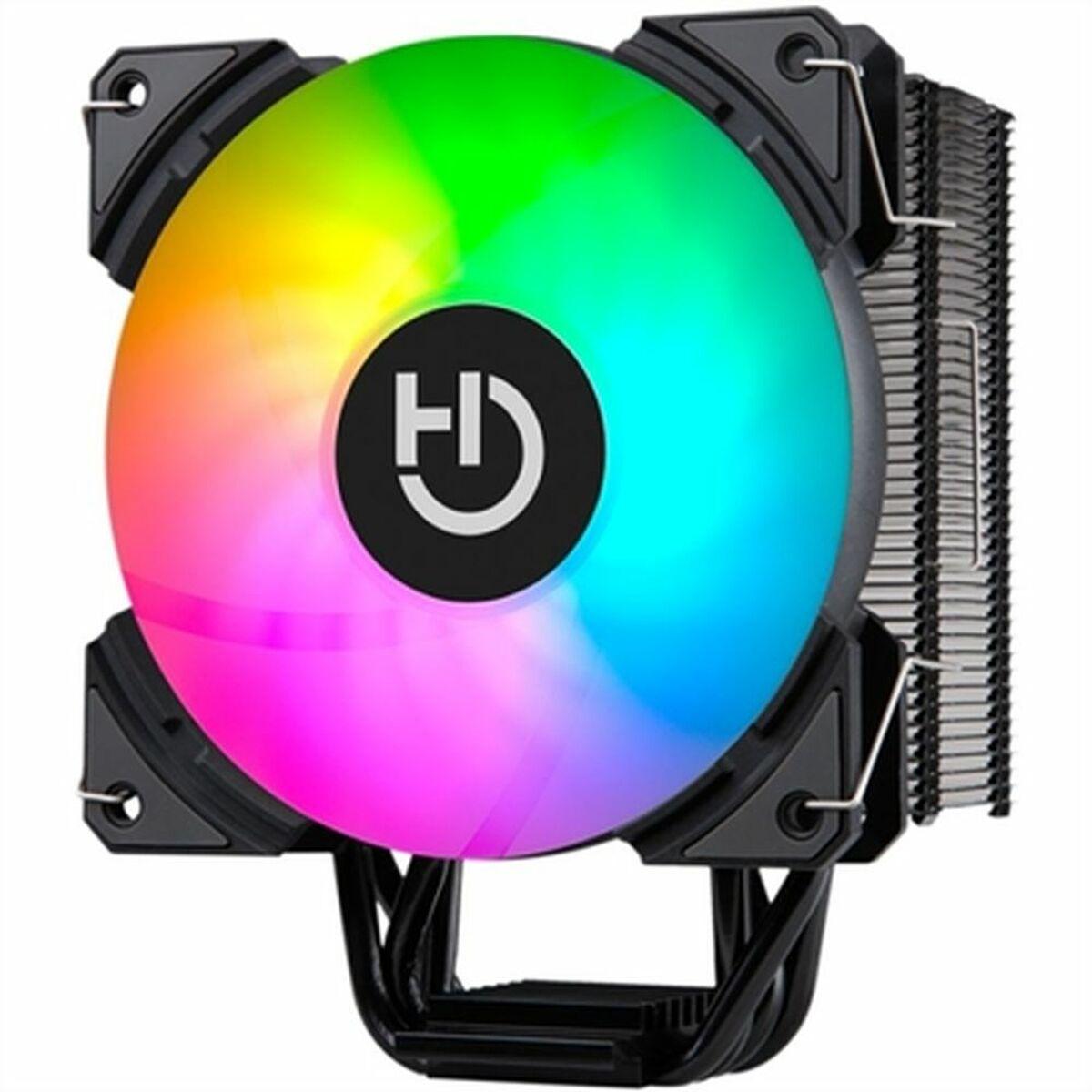 Hiditec CPUH10001 ARGB CPU‑køler - 120 mm, sort