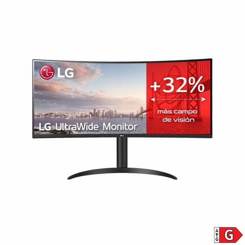 Gaming skærm LG 34WP75CP-B Buet LED 34" Wide Quad HD