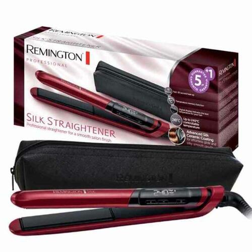 Glattejern Remington S9600 Sort Rød