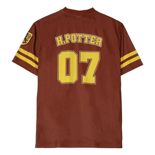 Kortærmet T-shirt Harry Potter Gryffindor Rød L