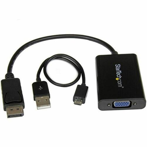 DisplayPort til SVGA-adapter Startech DP2VGAA Sort