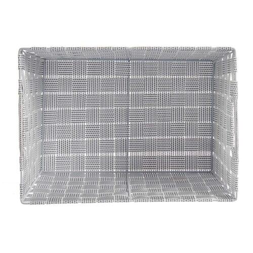 Vasketøjskurv Hvid Klæde 10 L 25 x 20 x 35 cm (12 enheder) (OUTLET A)