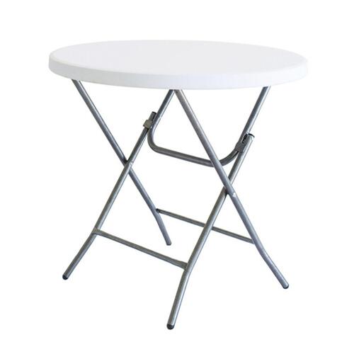 Sammenklappeligt bord Hvid HDPE 80 x 80 x 74 cm (OUTLET D)