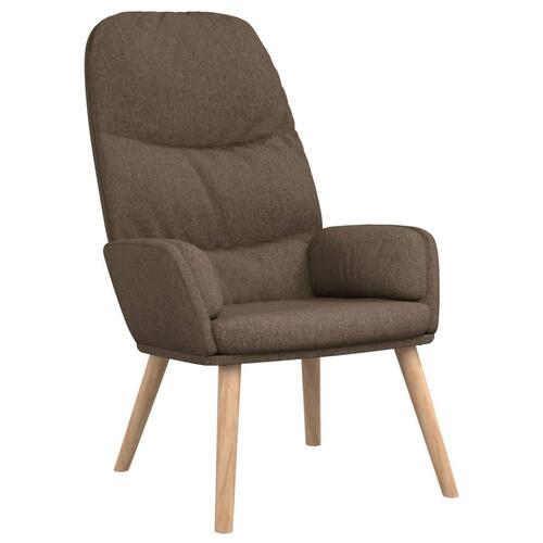 Lænestol stof gråbrun
