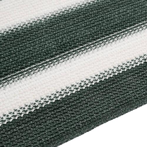 Afskærmning 1x10 m 75 g/m² HDPE grøn og hvid
