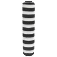 Afskærmning 1x10 m 150 g/m² HDPE antracitgrå og hvid
