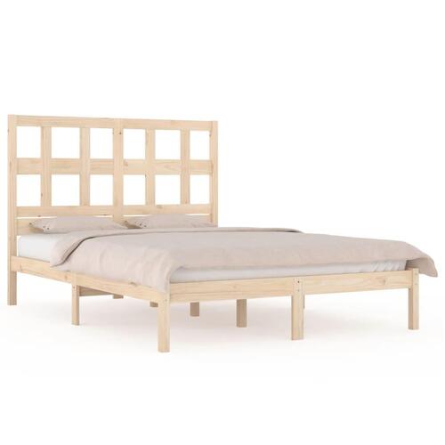 Sengeramme 150x200 cm massivt fyrretræ
