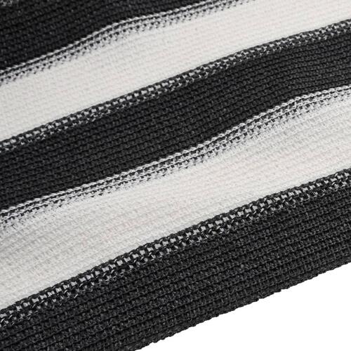 Afskærmning 2x10 m 150 g/m² HDPE antracitgrå og hvid