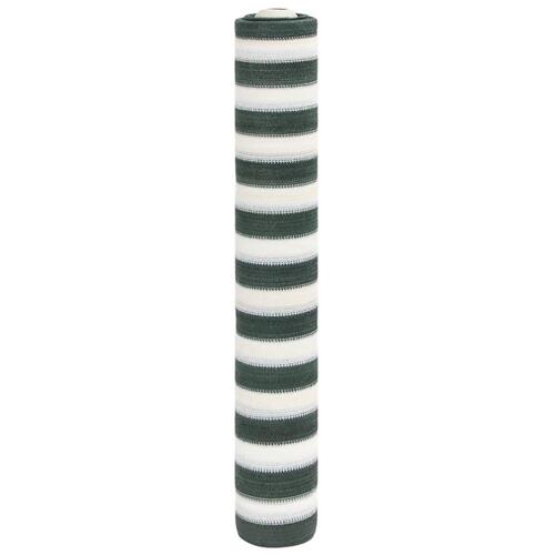 Afskærmning 1,2x10 m 75 g/m² HDPE grøn og hvid