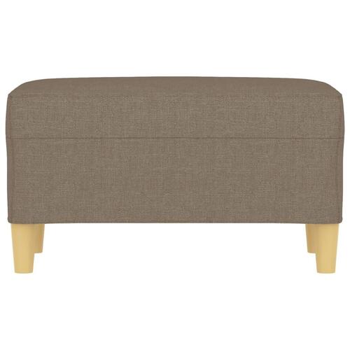 Bænk 70x35x41 cm stof gråbrun